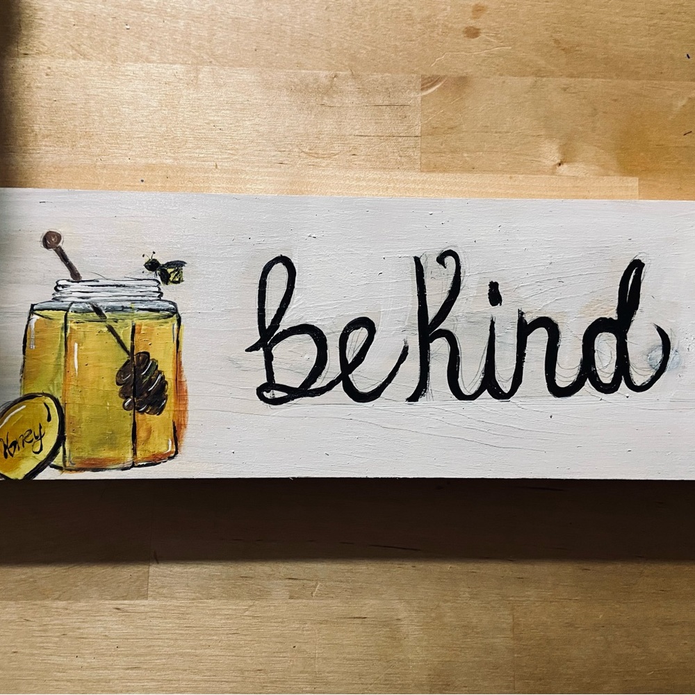 Hand Painted wooden sign